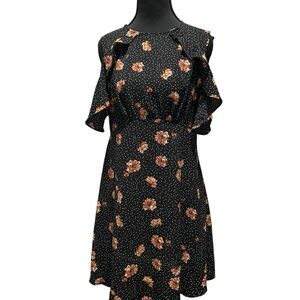 Urban Outfitters Floral Black Dress